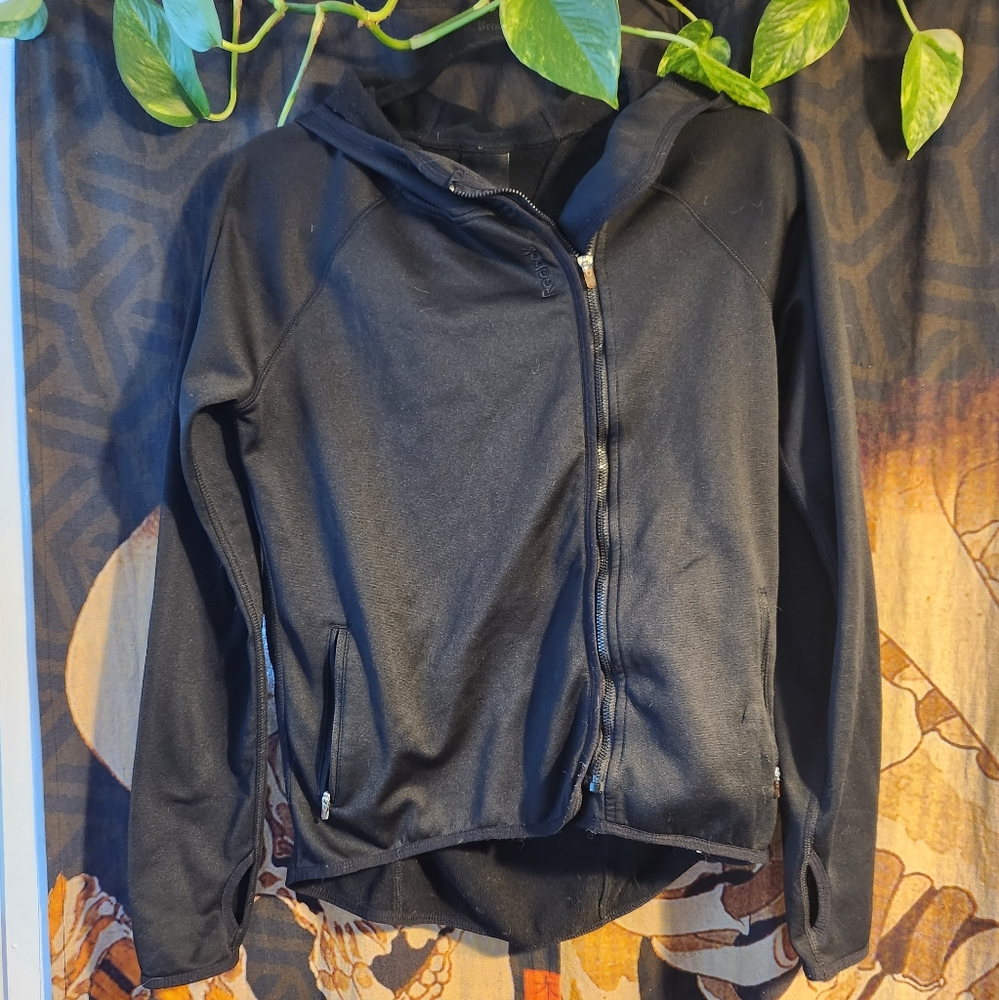Reebok hooded zippered closed sweater